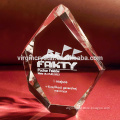 award certificate template blank glass awards diamond facet glass awards